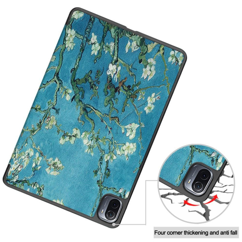 Xiaomi Pad 5 Stand Slim Fit Cover Sleep / Wake - Plum Blossom
