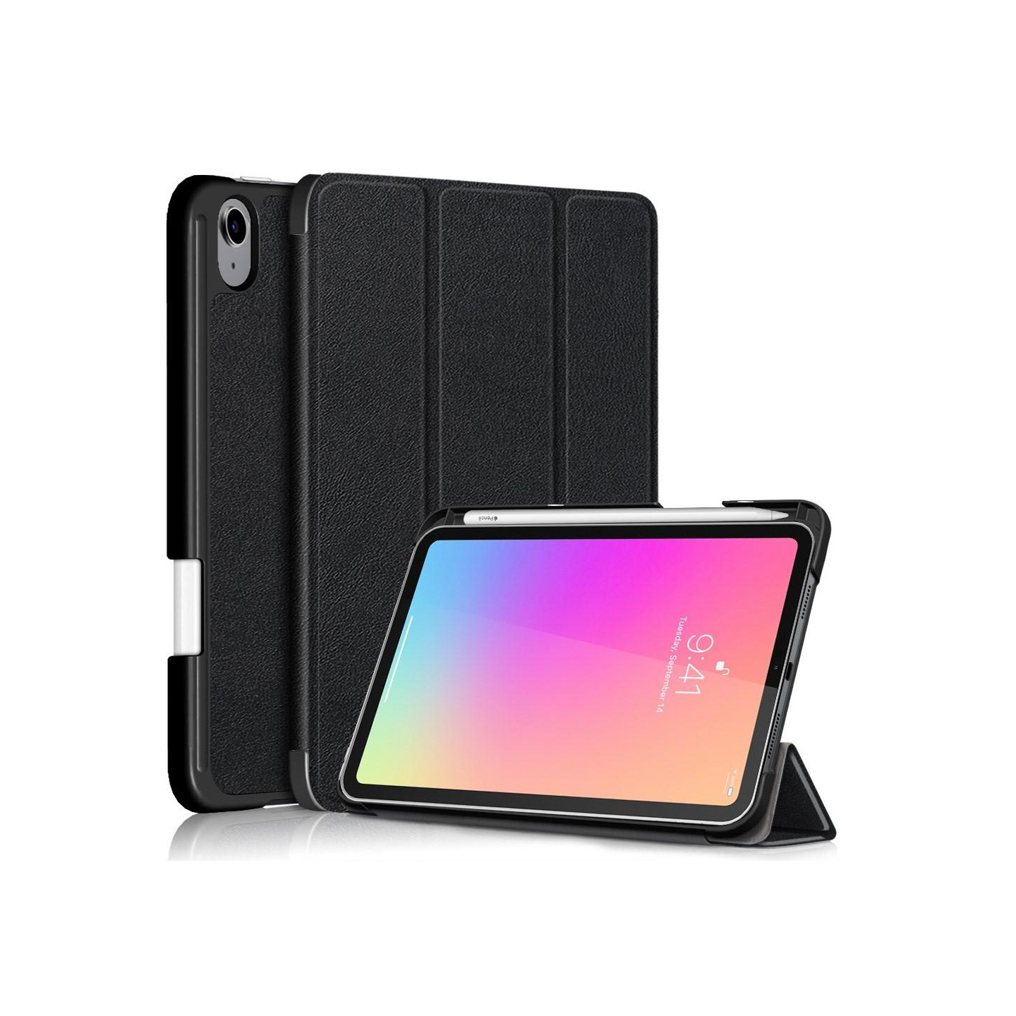 iPad mini 6 (2021) / (2024) Tabletetui Cover Wake/Sleep - Sort