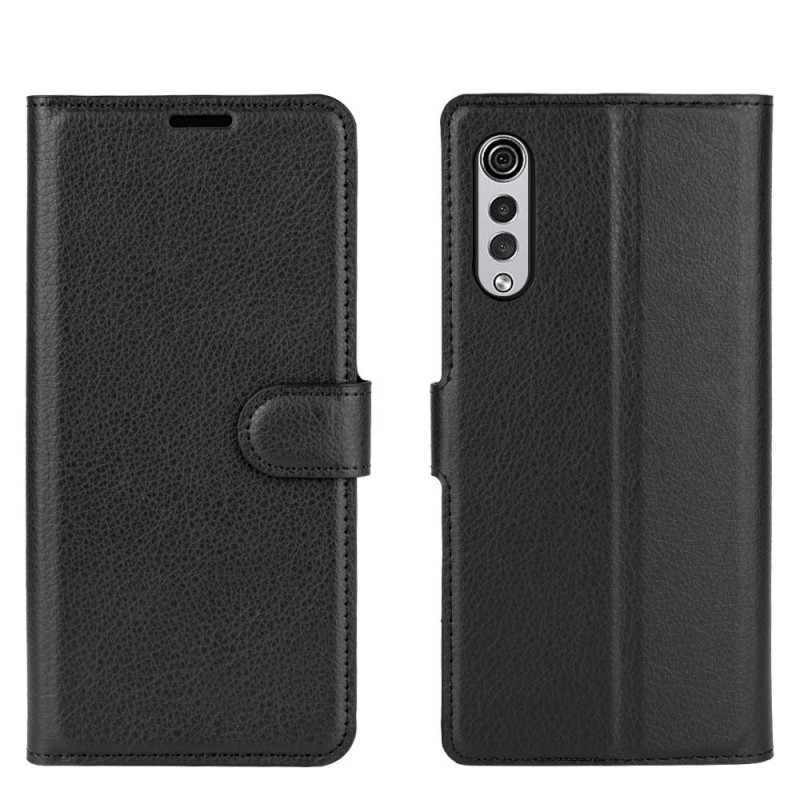 Litchi Wallet Stand Case for LG Velvet