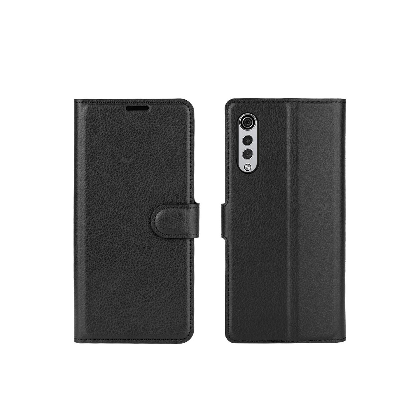 Litchi Wallet Stand Suojakuori - LG Velvet