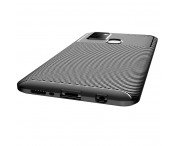 Samsung Galaxy A21s Karbon fiber Texture  Skal - Svart