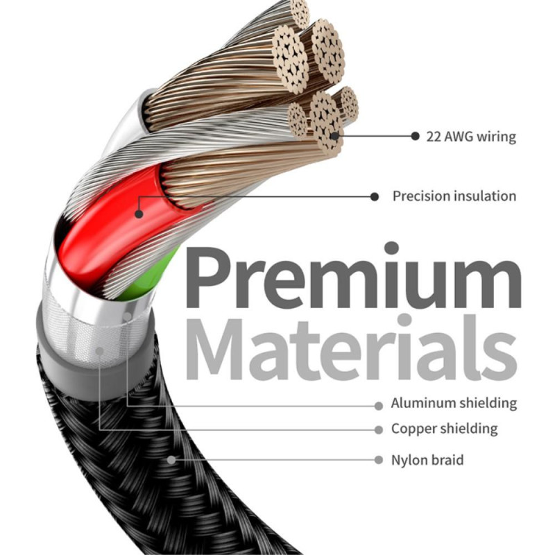 Oculus Quest 1+2 VR 2 Link Type - C Hodesett USB - kabel - 3m