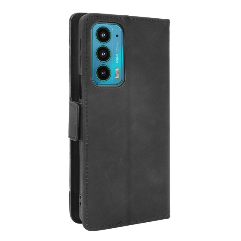 Wallet Stand Flip Telefontaske til Motorola Edge 20 - Sort