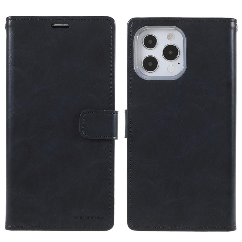 MERCURY GOOSPERY Blue Moon Wallet Case iPhone 13 Pro Black