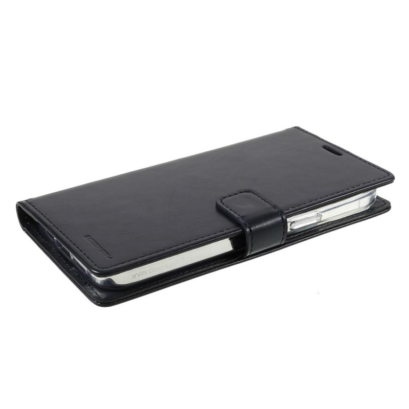 MERCURY GOOSPERY Blue Moon Wallet Case iPhone 13 Pro Black