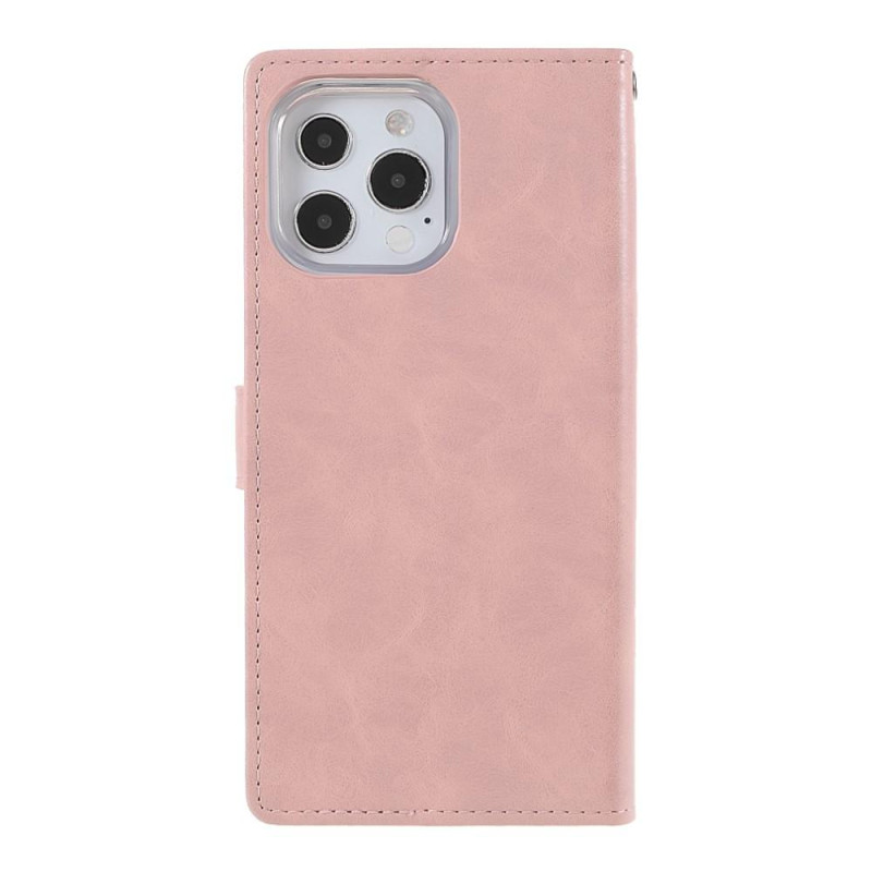 MERCURY GOOSPERY Blue Moon Wallet Case iPhone 13 Pro Pink