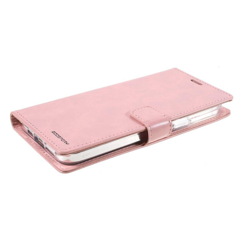 MERCURY GOOSPERY Blue Moon Wallet Case iPhone 13 Pro Pink