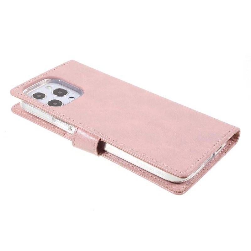 MERCURY GOOSPERY Blue Moon Wallet Case iPhone 13 Pro Pink