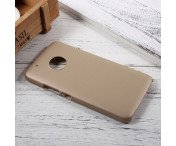 Lenovo Moto G5 Plus, Skal Plastskal Rubberized - Guld