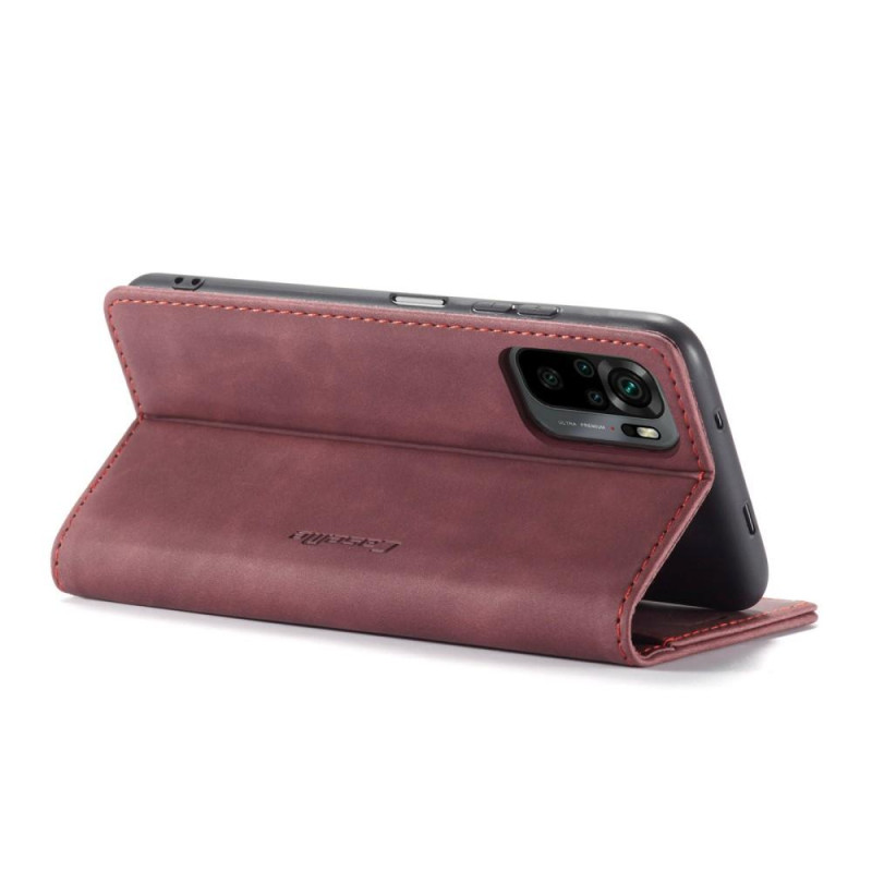 CASEME Lommebok - cover Xiaomi Redmi Note 10 4G/Note 10S - Rød