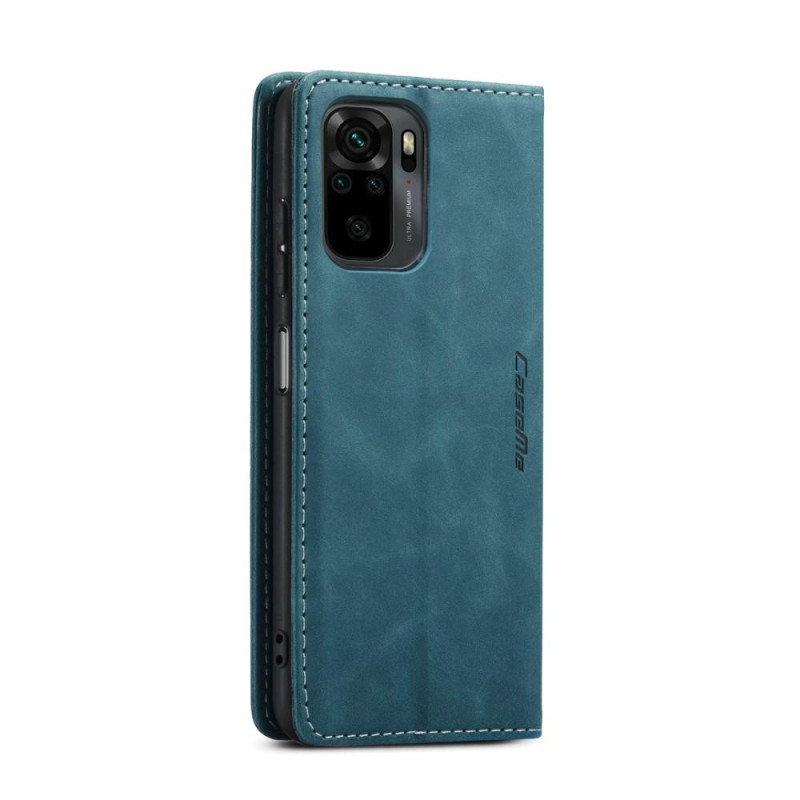 CASEME Retro Wallet Case for Xiaomi Redmi Note 10 4G/Note 10S - Blue