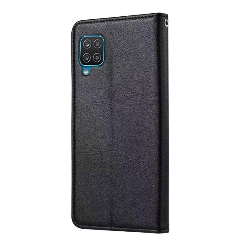 Samsung Galaxy A22 4G Wallet Stand Protector Phone Cover - Black