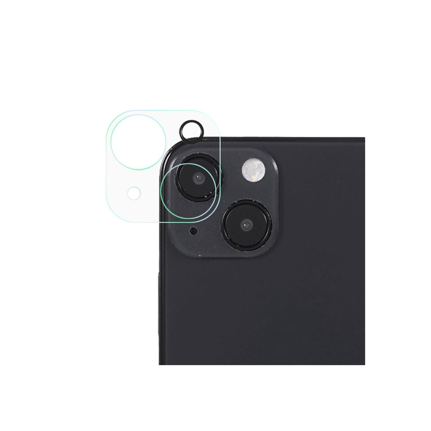 iPhone 13 RURIHAI Full Screen Tempered Glass Camera Lens Protector