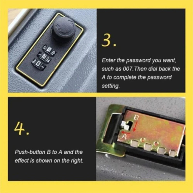 Insurance Box Simulation Book Safe Mini Storage Security Lock