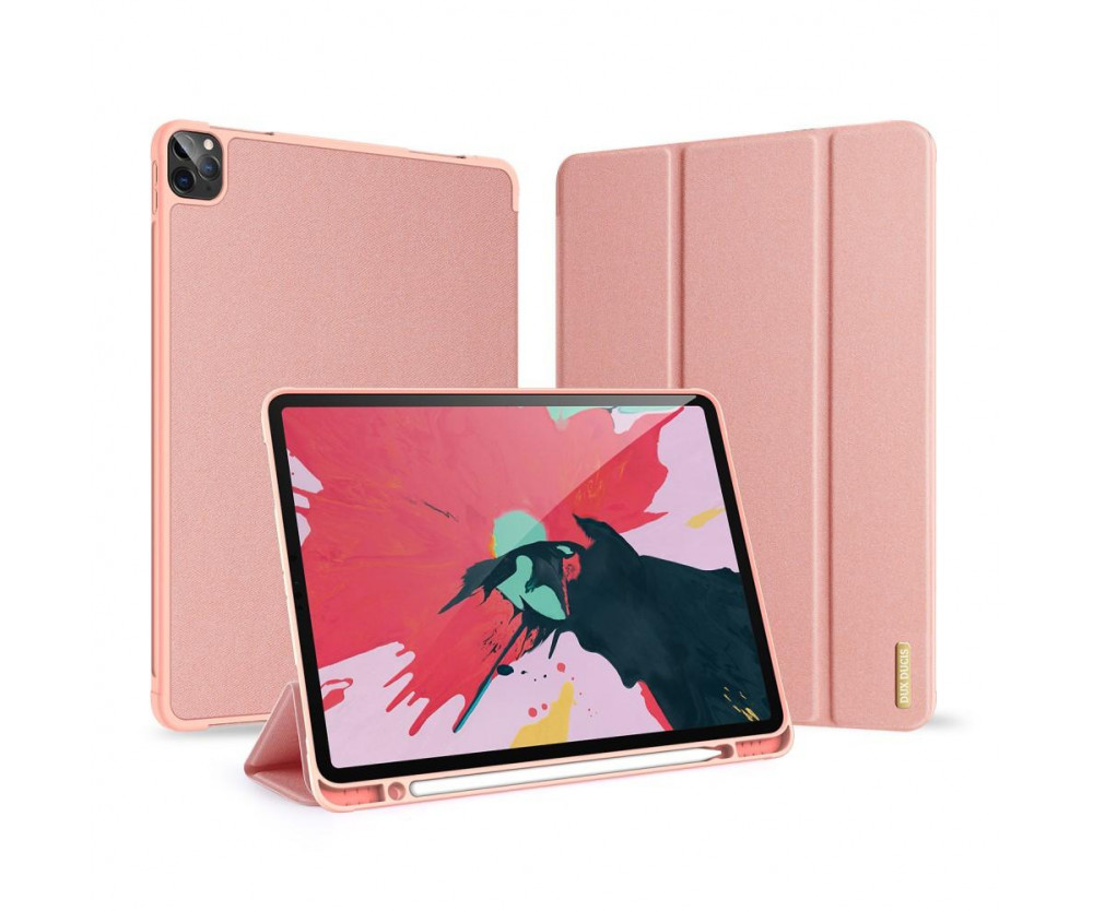 DUX DUCIS Domo iPad Pro 11 (2020) / (2018) fodral Tri-Fold - Rosa
