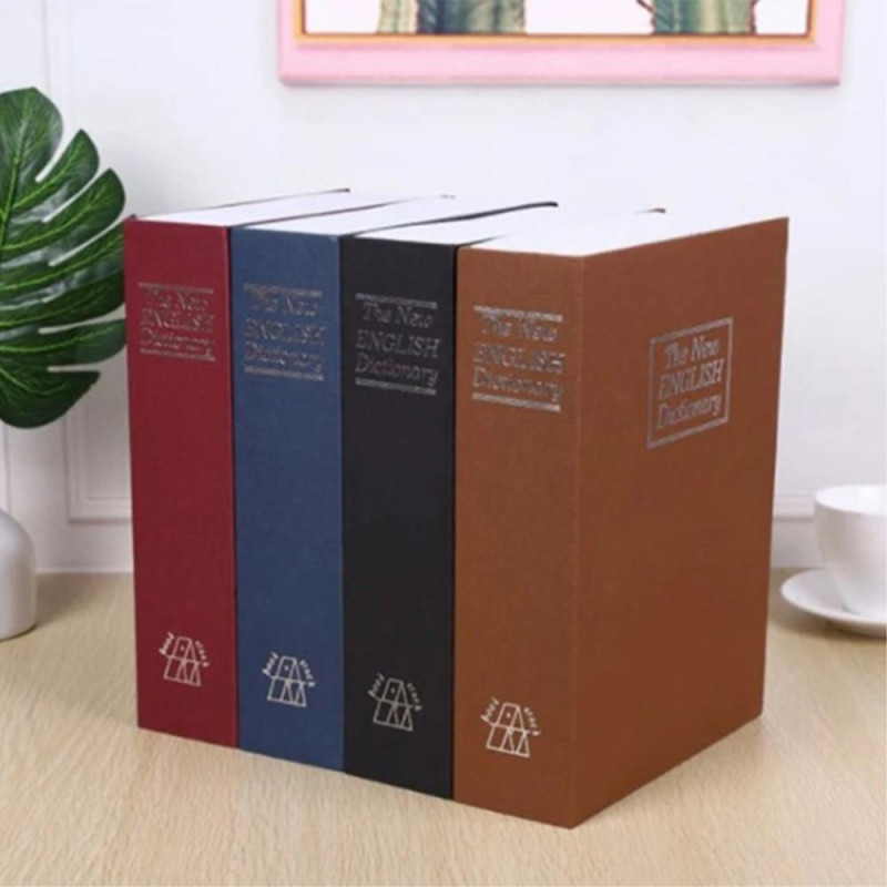 Insurance Box Simulation Book Safe Mini Storage Security Lock