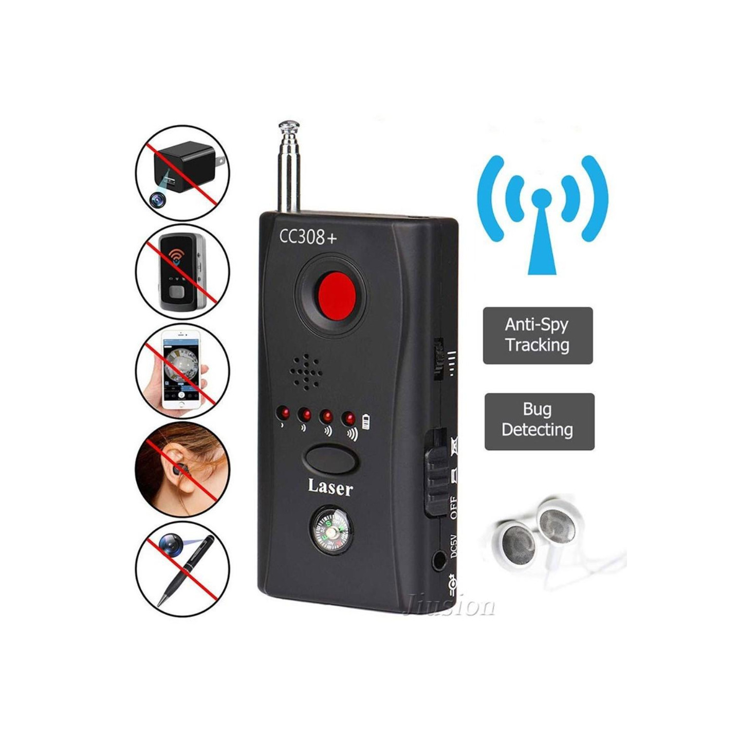 Camera Detector RF GSM Bug GPS Tracker Finder Detector