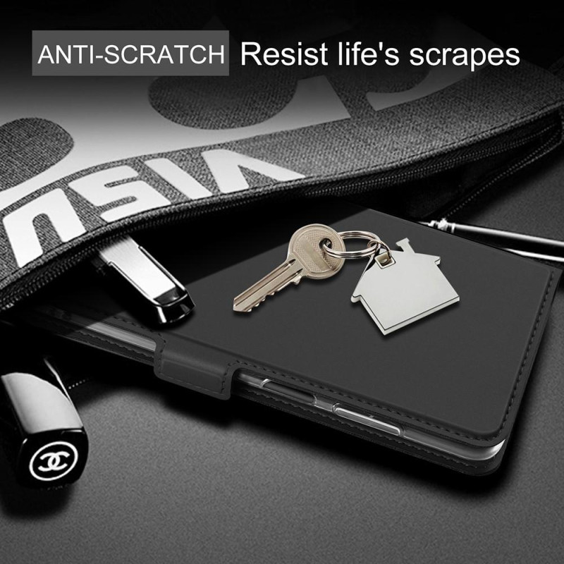 Xiaomi Redmi 9T PU Leather Auto - absorbed Phone Casing - Black