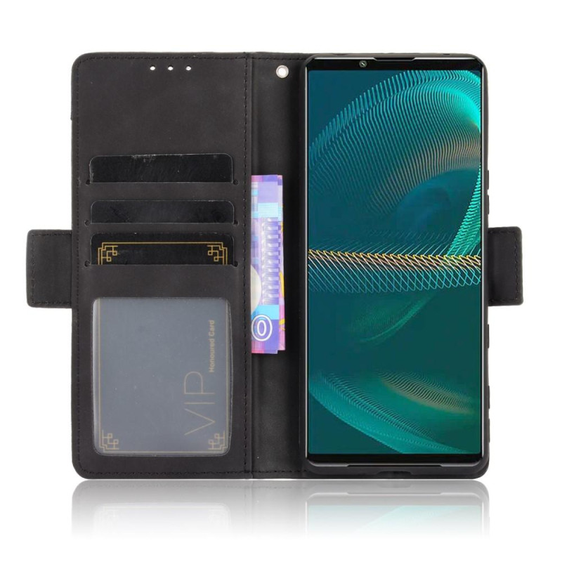 Sony Xperia 5 III Multiple Card Slots Design Wallet Stand Case