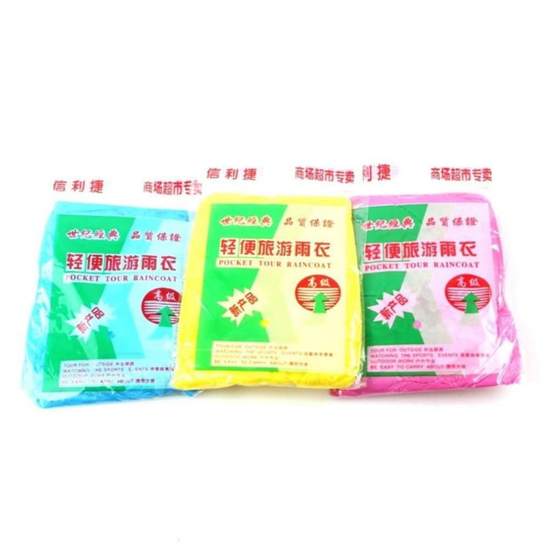 Outdoor Portable Raincoat Scenic Spot Hedging Disposable