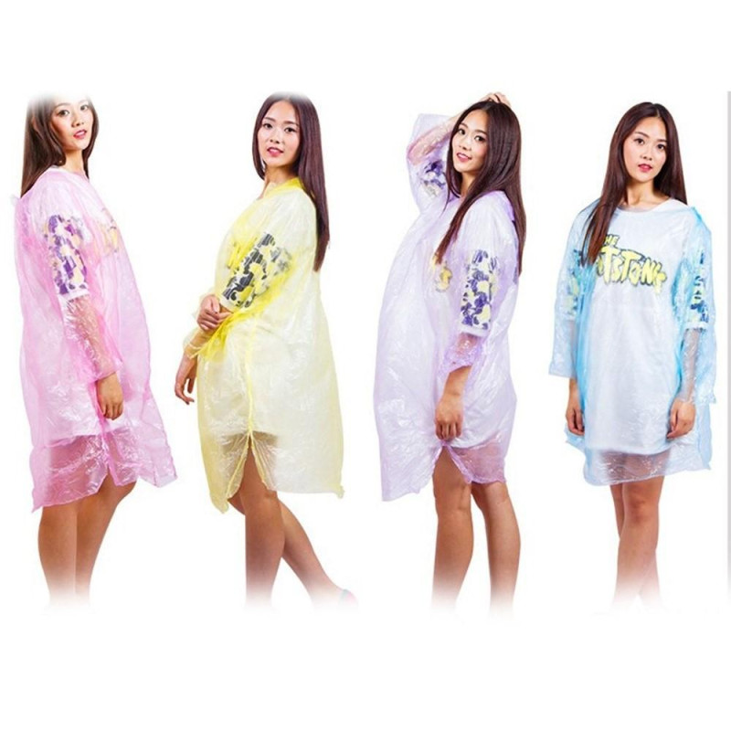 Outdoor Portable Raincoat Scenic Spot Hedging Disposable