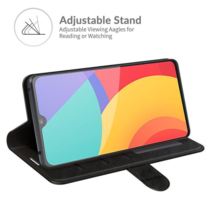 Crazy Horse - lompakkoteline nahkakuori Alcatel 1L: lle (2021)