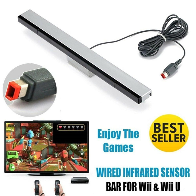Compatible with Nintendo Wii Sensor Receiver Wired Infrared IR