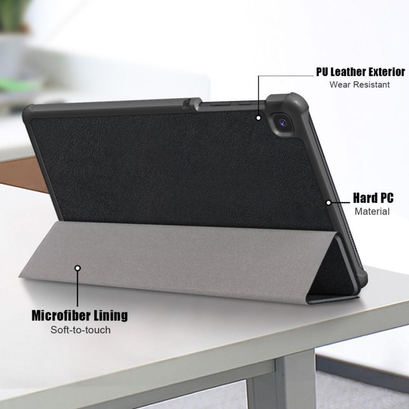Samsung Galaxy Tab A7 Lite 8.7" Tri - fold Stand Case - Black