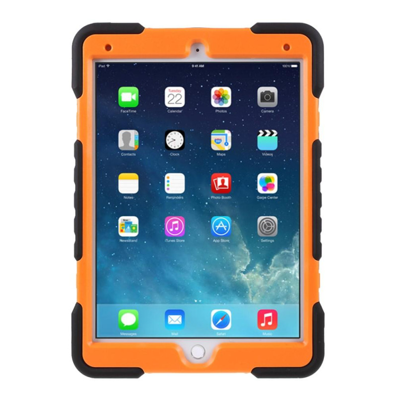 PEPKOO iPad 10.2 2020/2019. Air 10.5 2019. Pro 10.5 2017. Extreme Armor - Black/Orange