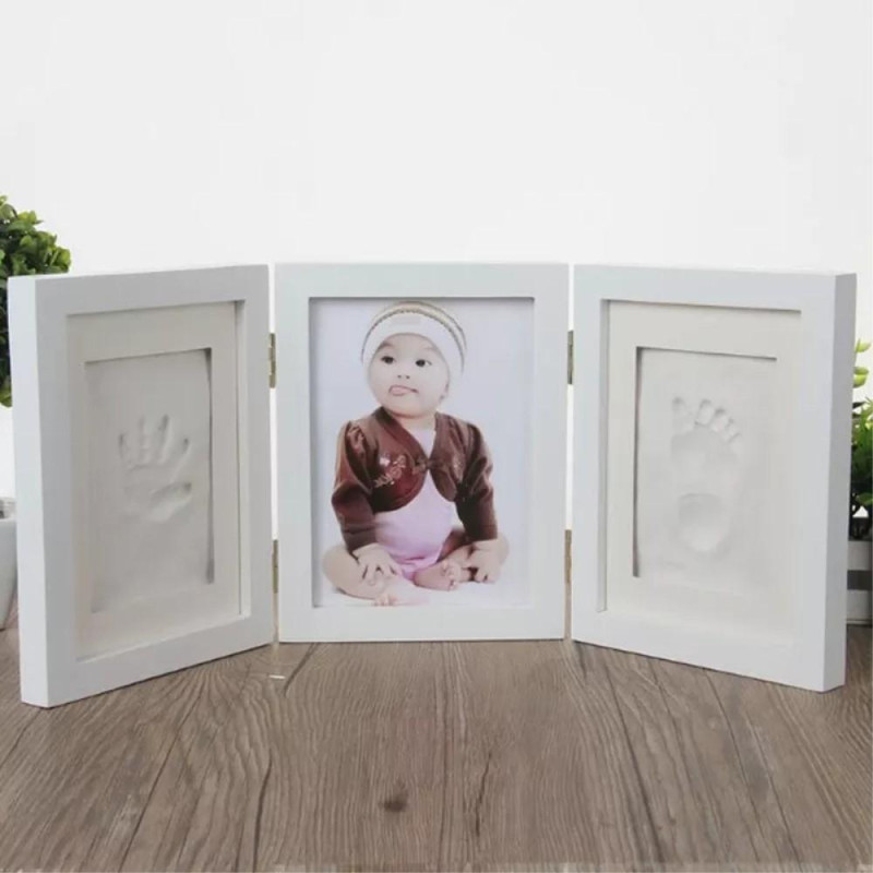 Baby Handprint Footprint Maker Kit Keepsake for Newborn Boys Girls Gift