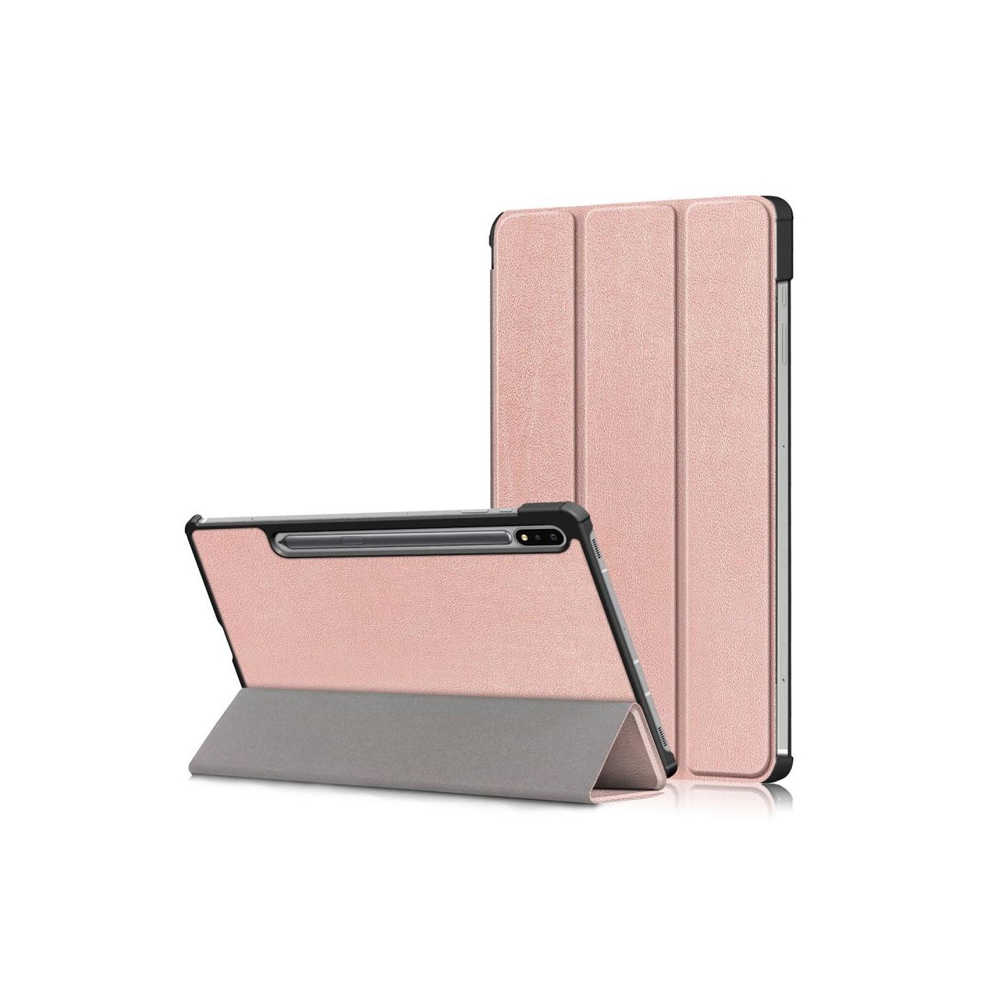 Slim Fit Dekseldeksel til Samsung Galaxy Tab S7 FE/Tab S7 Plus/Tab S8+ - Rosa Gull