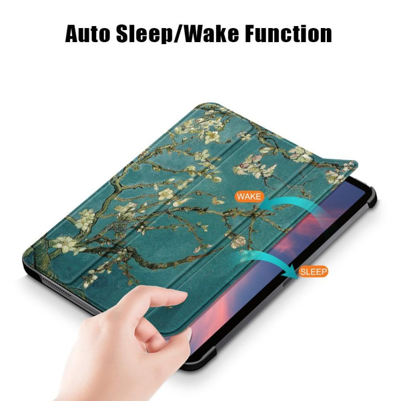 Til iPad Pro 11 2021/2020 Trifoldet stativ - tabletetui - Blossom