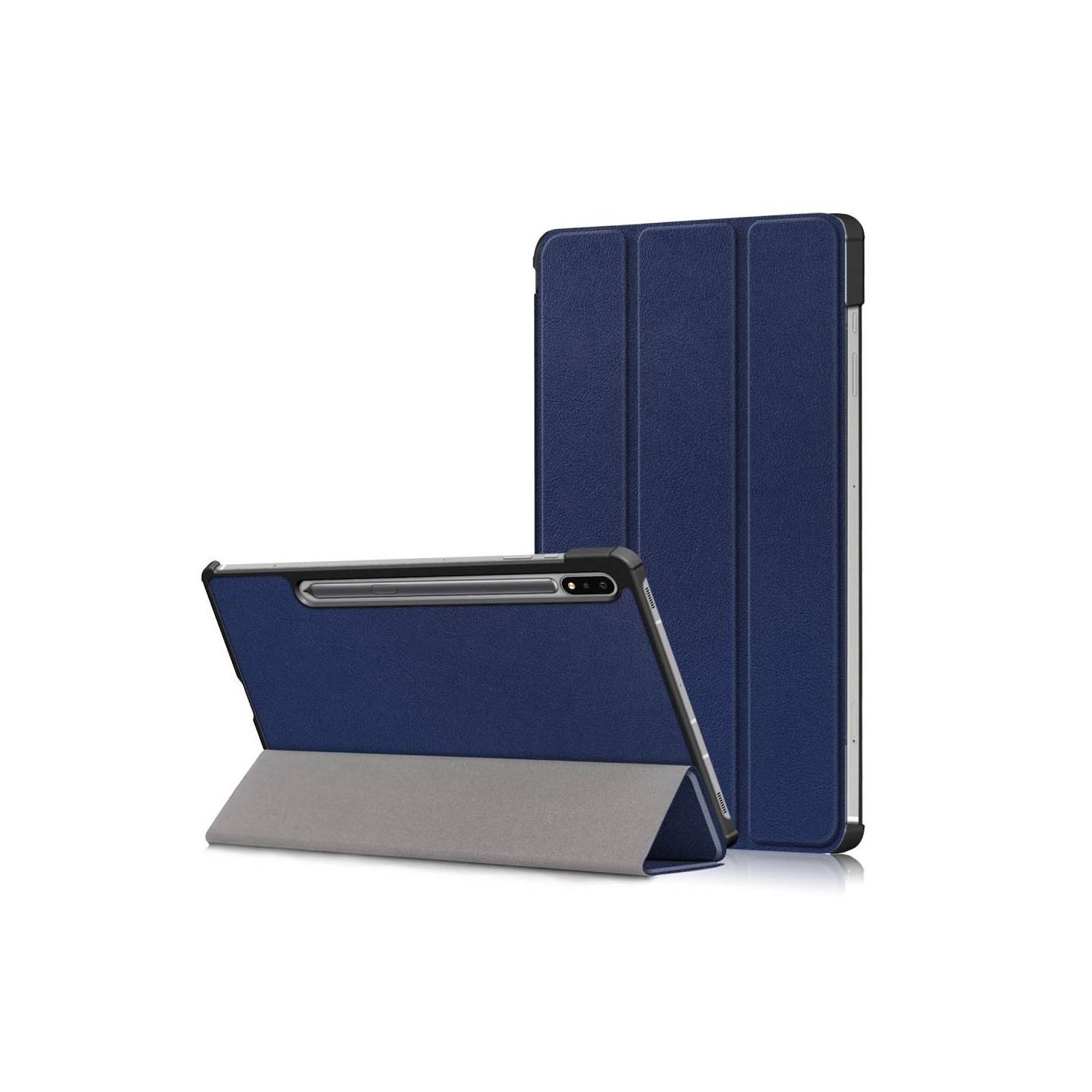 Slim Fit Dekseldeksel Til Samsung Galaxy Tab S7 FE - Mørkeblå