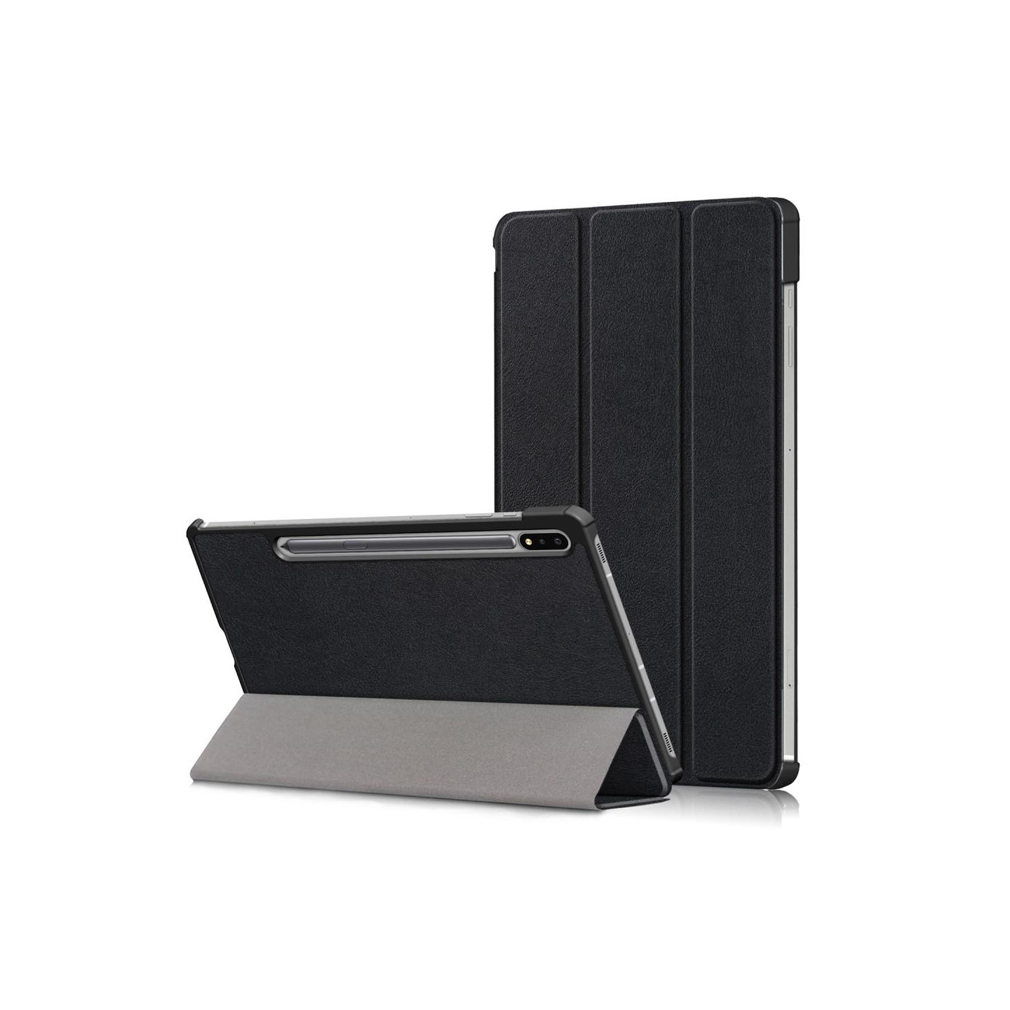 Tri - fold Stand Smart Case for Samsung Galaxy Tab S7 FE / Tab S7 Plus / Tab S8+