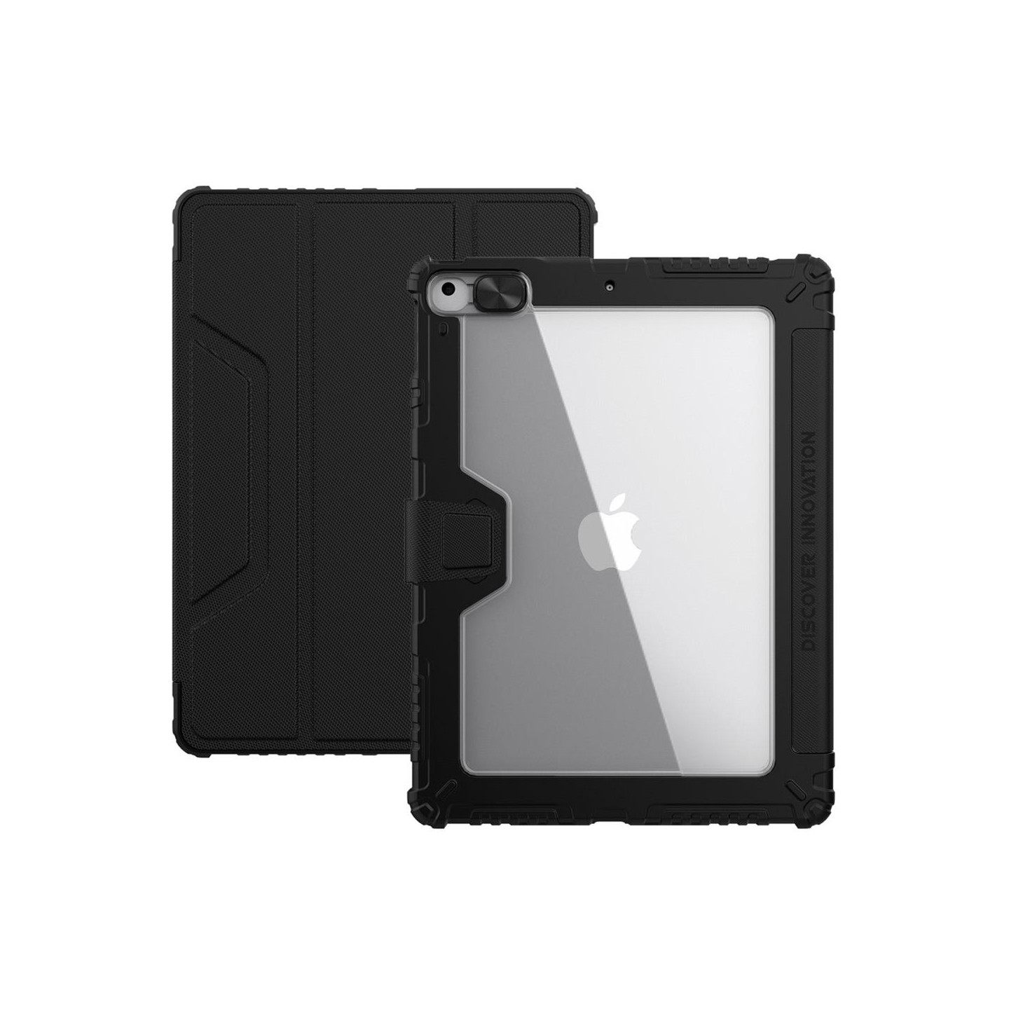 NILLKIN Apple iPad 10.2 2019/2020/2021 Støtsikkert Deksel - Svart