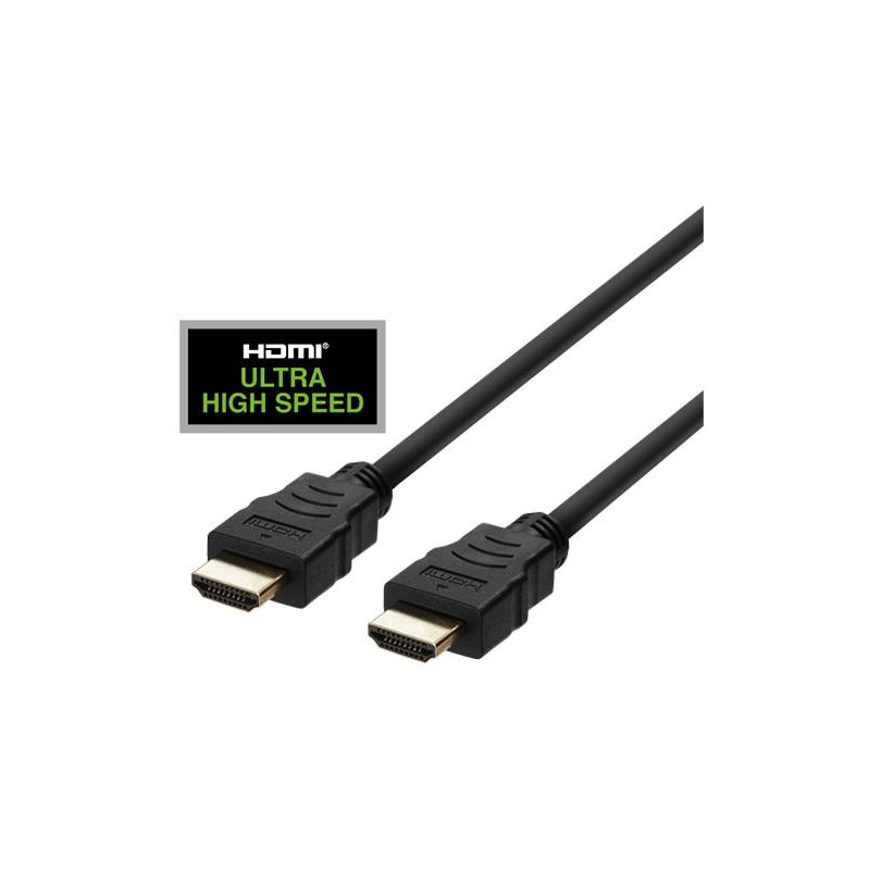 DELTACO Ultra High Speed HDMI Cable, 3m, 8K at 60Hz