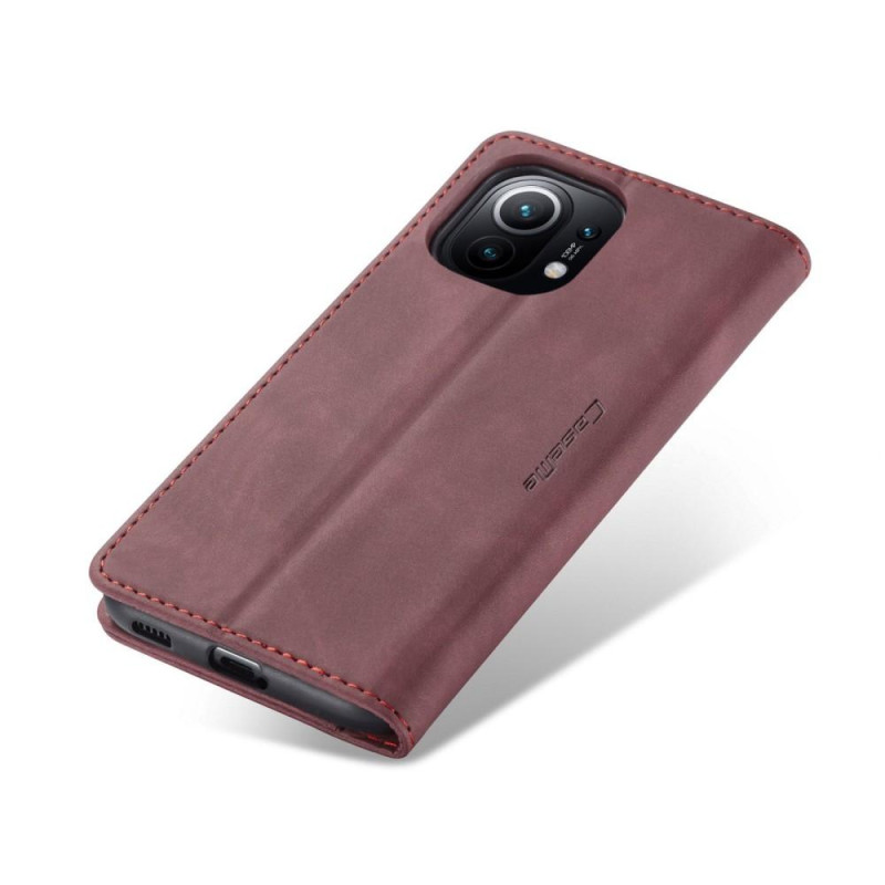CASEME Lommebok - deksel Xiaomi Mi 11 - Burgund