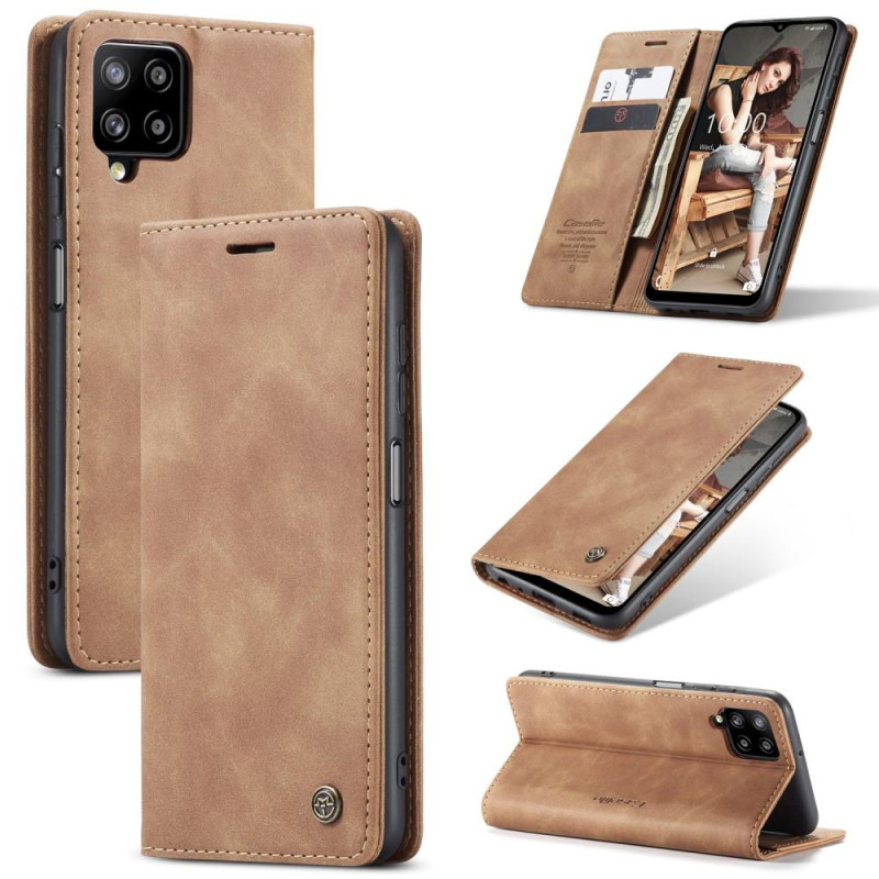 CASEME Lommebok - deksel Samsung Galaxy A12 - Brun