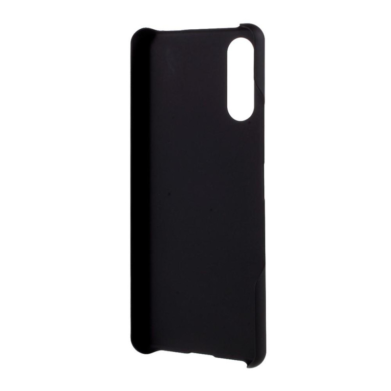 Rubberized Hard Plastic Case for Sony Xperia 10 III - Black