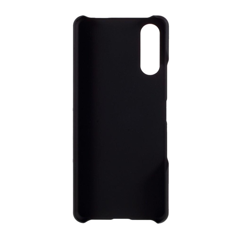 Rubberized Hard Plastic Case for Sony Xperia 10 III - Black