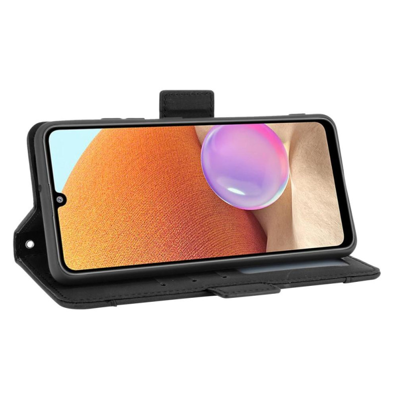 Wallet Stand Flip Phone Case til Samsung Galaxy A32 4G - Sort