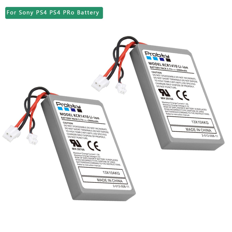 2000mAh Rechargeable Battery for Sony Playstation PS4 Controller