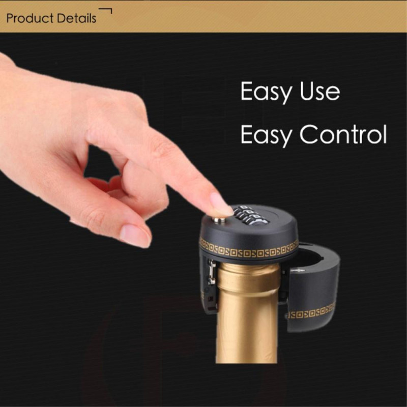 Kodelås for flasker, vin/sprit/brus/limonade osv