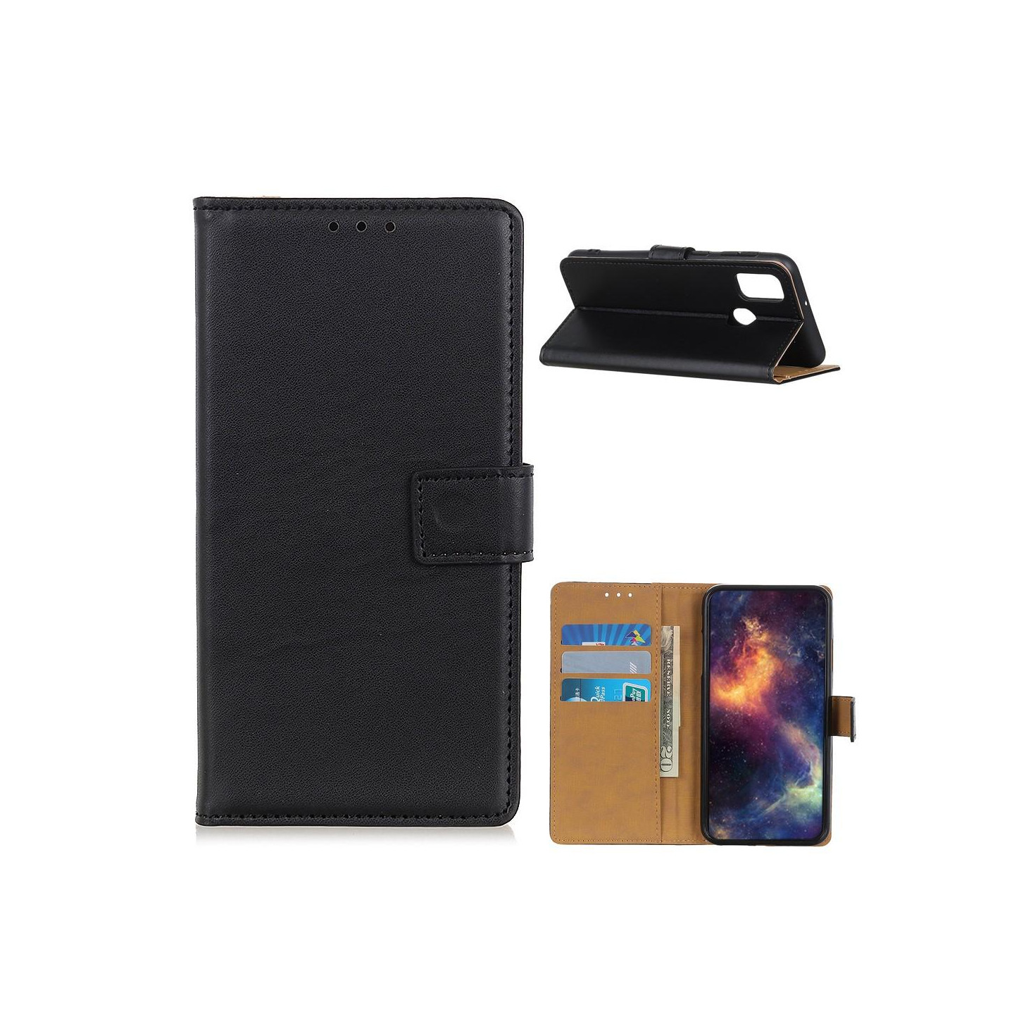 Motorola Moto G30 Lommebok - deksel - Svart