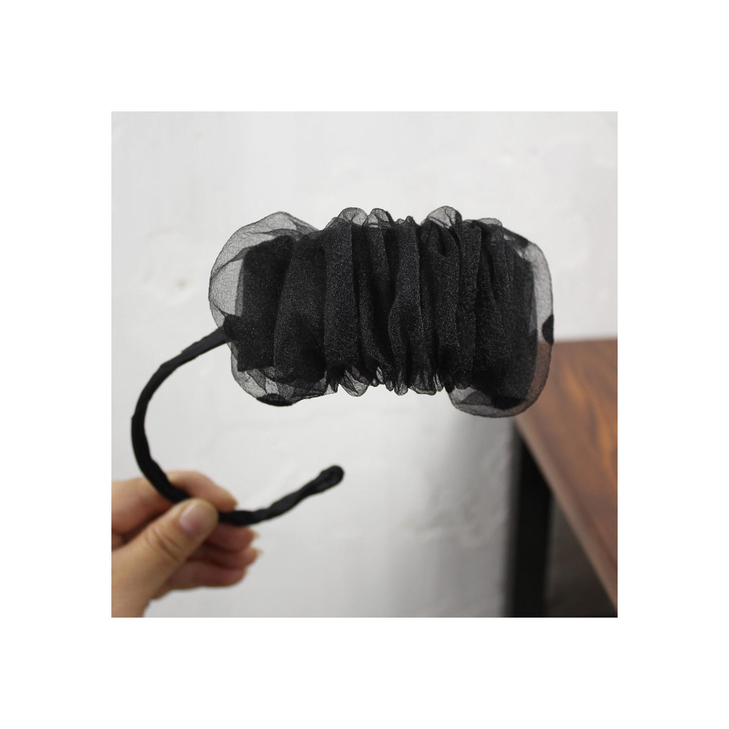 Lace Polka - dot Women Hair Bun Maker Hairstyle Making Tool