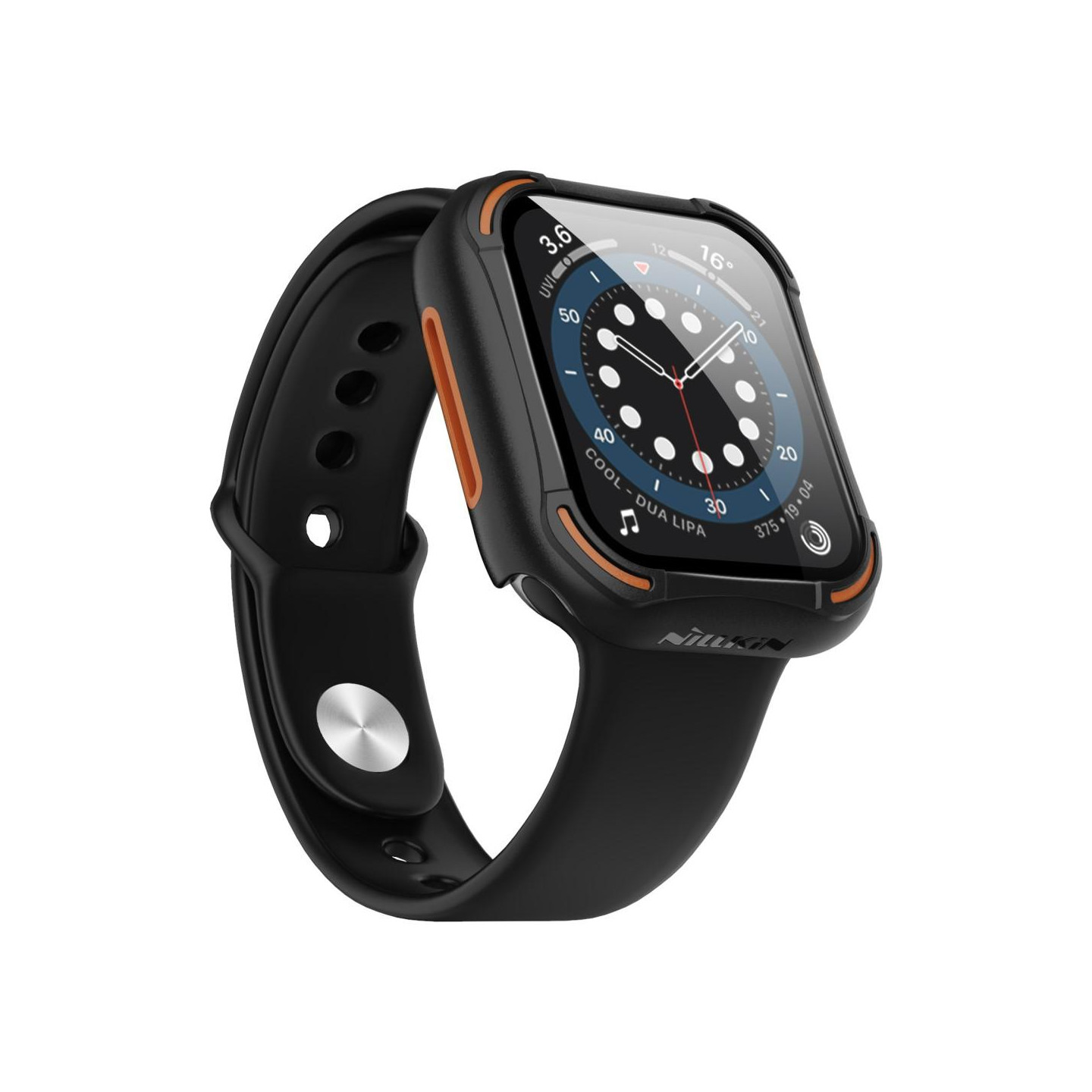 NILLKIN Apple Watch Series 4/5/6/SE 44 mm beskyttelse med fuld dækning