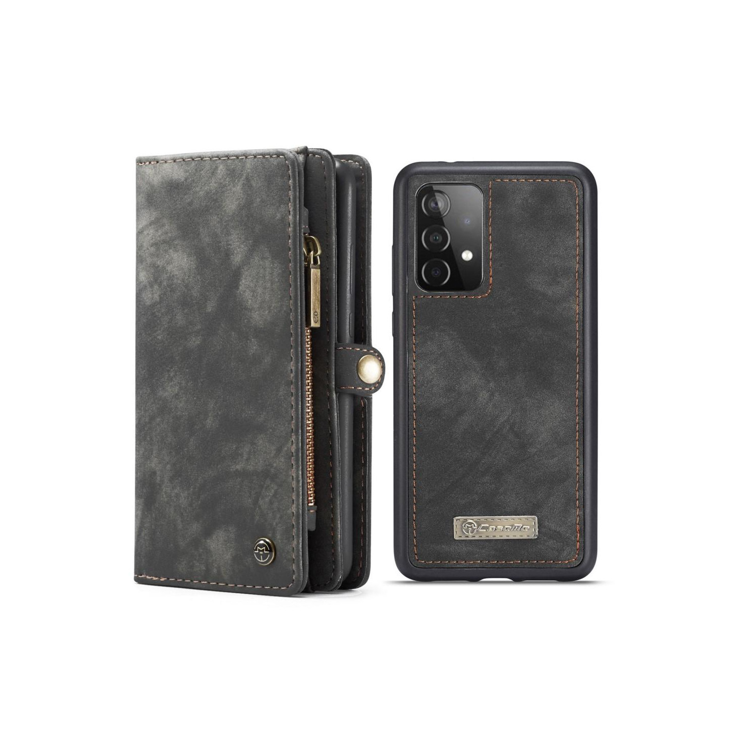 Samsung Galaxy A52 CASEME Irrotettava 2 - in - 1 kotelo - Harmaa