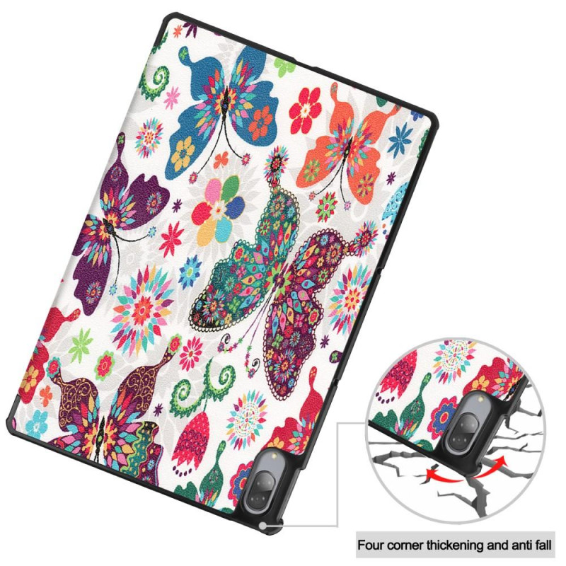 Kolminkertainen jalustan kansi Lenovo Tab P11 Pro TB - J706F - Butterfly