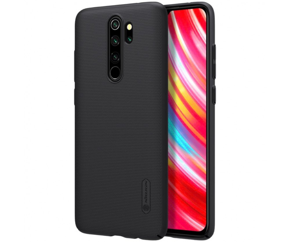 NILLKIN Xiaomi Note 8 Pro Frostat skal hårt - Svart