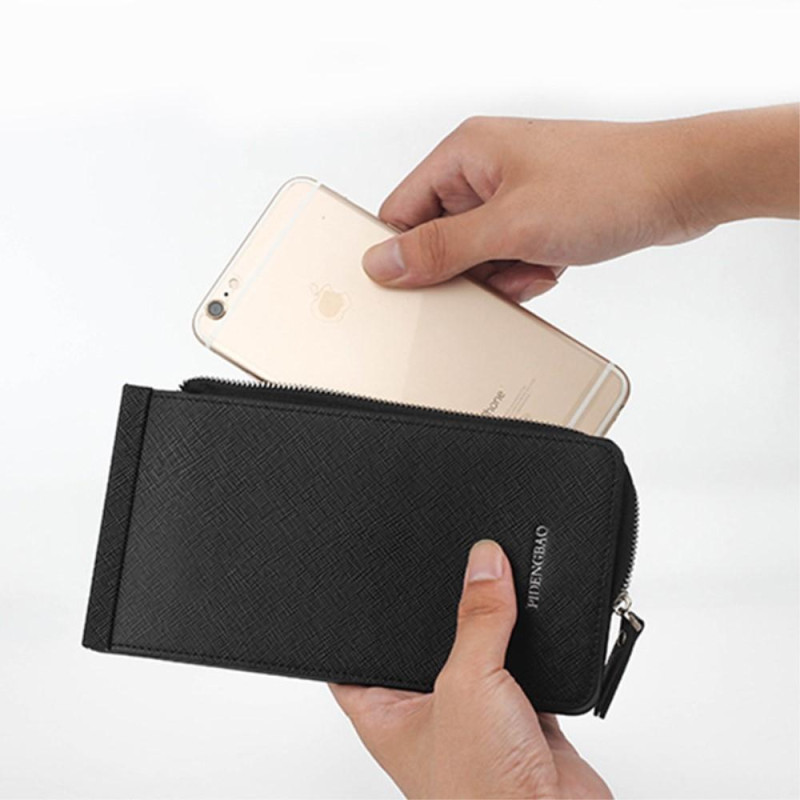 Card Phone Holder Bag Hold 26 Cards Zipper Clutch